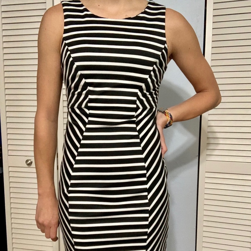 Striped Formal Dress
